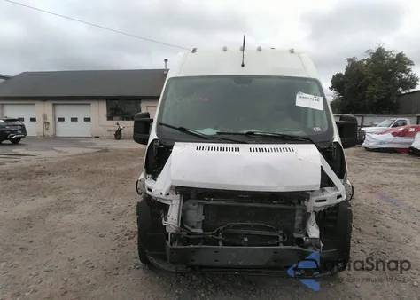 2019 Ram Promaster 2500 High Roof 159 Wb из США, поврежденный, VIN 3C6TRVDG7KE557772